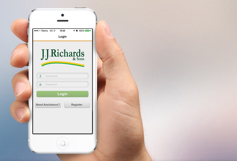 Introduced the JJ Richards customer portal App